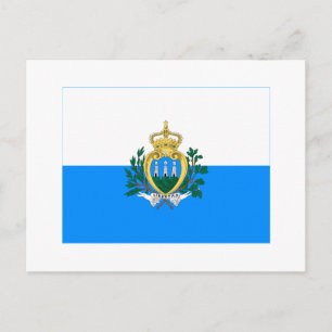 Cartão Postal San Marino Flag