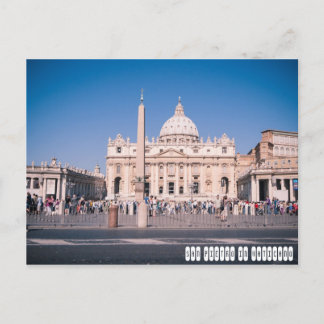 Cartão Postal San Pietro Basilica em Cidade de Vaticano