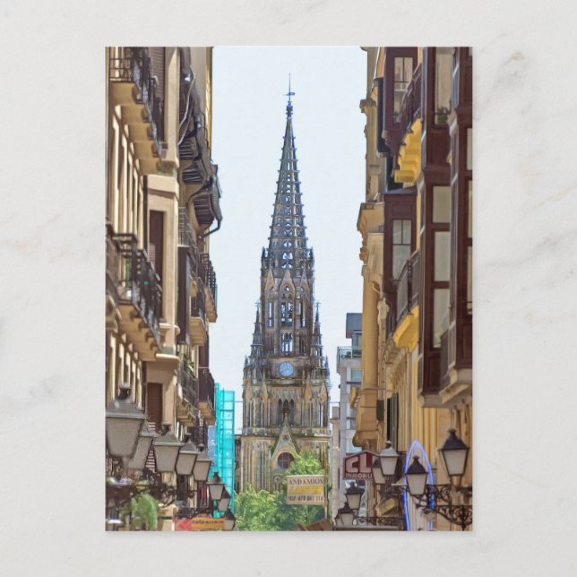 Cartão Postal San Sebastian. 13. (Frente)