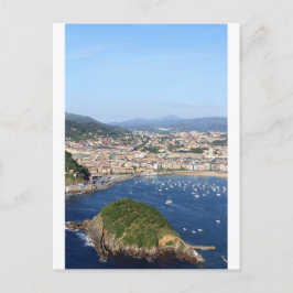 Cartão Postal San Sebastian bela costa cênica