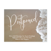 Sand & Foam Postpond Beach Wedding