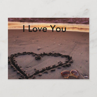 Cartão Postal Sand Heart