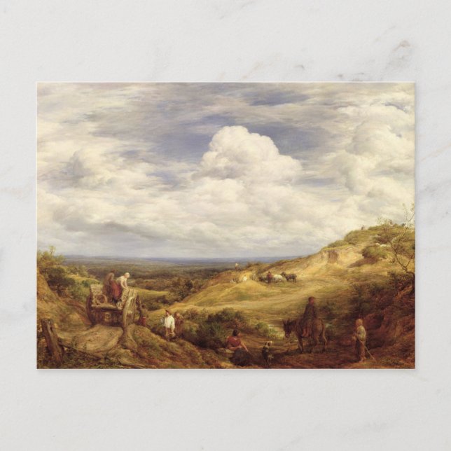 Cartão Postal Sand Pits, Hampstead Heath, 1849 (Frente)