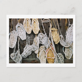 Cartão Postal Sandálias Tradicionais De Palha: Saijo, Japão