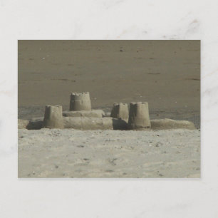 Cartão Postal Sandcastle