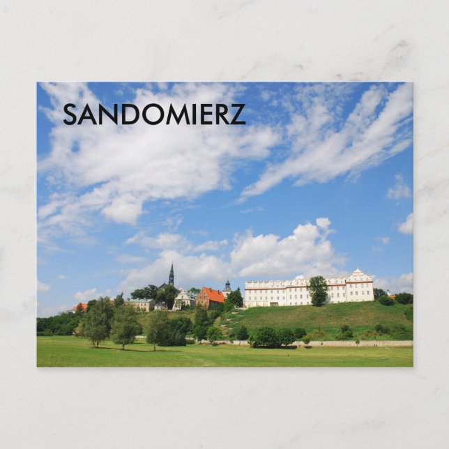 Cartão Postal Sandomierz (Frente)