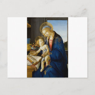 Cartão Postal Sandro Botticelli - A Virgem e a Criança