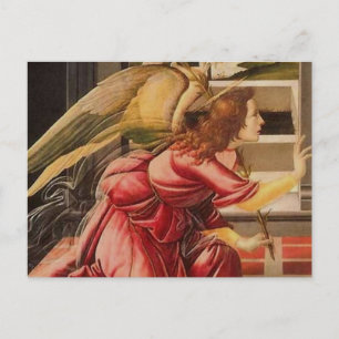 Cartão Postal Sandro Botticelli - Angel (Delail)