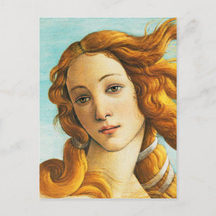 Cartão Postal Sandro Botticelli O Nascimento de Vênus Detalhe
