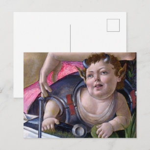 Cartão Postal Sandro Botticelli - Vênus e Marte - Putti