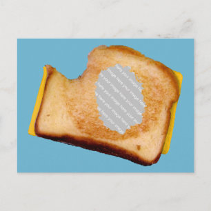 Cartão Postal Sanduíche de queijo grelhado personalizável