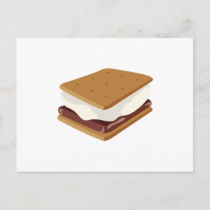 Cartão Postal Sanduíche de Smores