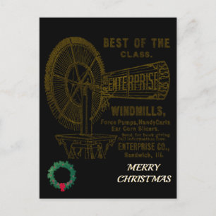 CARTÃO POSTAL SANDWICH ILLINOIS 1889 EMPRESA WINDMILL CO.