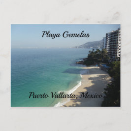 Cartão Postal Sandy Beach Turquoise sea Puerto Vallarta, México