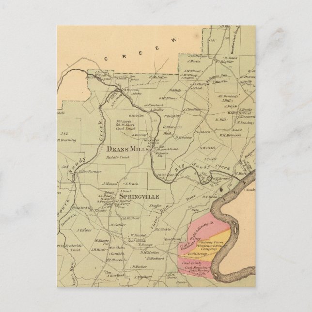 Cartão Postal Sandy Creek (Frente)