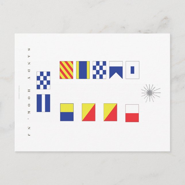 Cartão Postal Sandy Hook NJ (Frente)