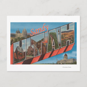 Cartão Postal Sandy, UtahLarge - Letra ScenesSandy, UT