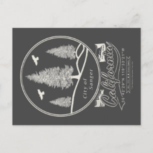 CARTÃO POSTAL SANGER FRESNO CALIFORNIA