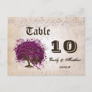 Cartão Postal Sangria de Pêssego Árvore de Folha em Forma de Cor