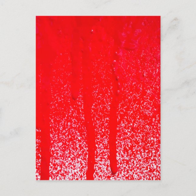 Cartão Postal sangue derramado (Frente)