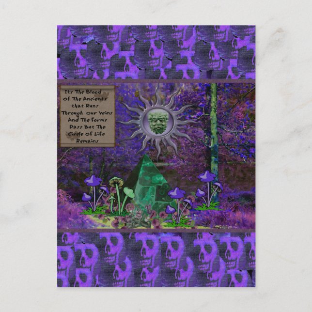 Cartão Postal Sangue Dos Antigos (Frente)