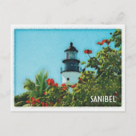 Cartão Postal Sanibel Flórida - Lâmpada d'água