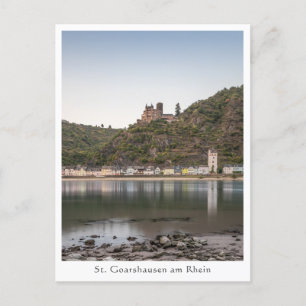 Cartão Postal Sankt Goarshausen Alemanha