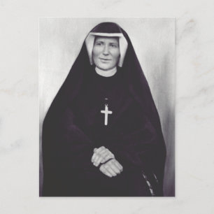 Cartão Postal Santa Faustina Kowalska Irmã Católica Polonesa