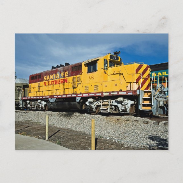 Cartão Postal Santa Fé & no. 93 do diesel de Southern´s (Frente)