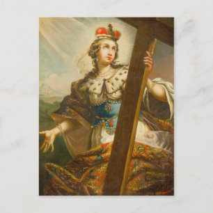 Cartão Postal Santa Helena com o Crucifixo Arte Sagrada