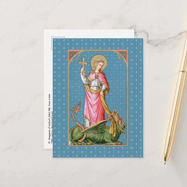 Cartão Postal Santa Margarida de Antioquia (SAU 038) (Frente/Verso In Situ)