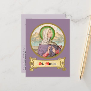 Cartão Postal Santa Mônica de Tagaste (SAU 047; detalhe)