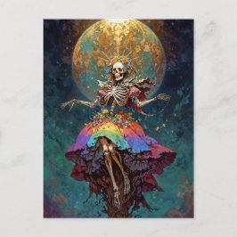 Cartão Postal Santa Muerte dos Sete Poderes