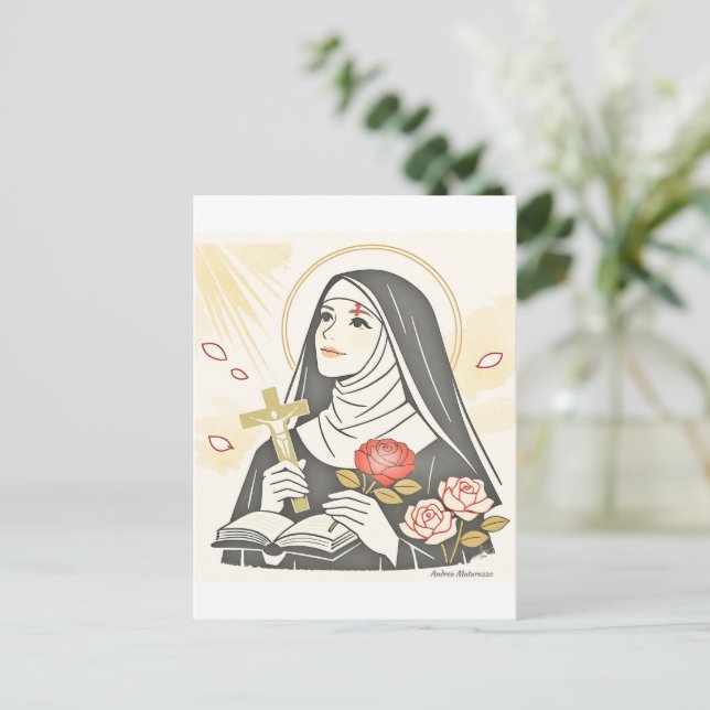 Cartão Postal Santa Rita de Cássia (Em pé/Frente)