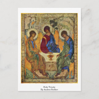 Cartão Postal Santa Trindade Por Andrei Rublev