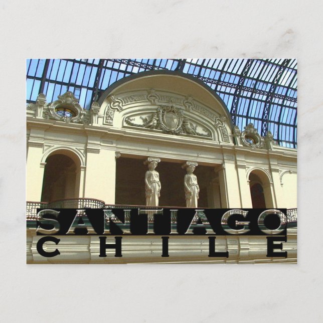 Cartão Postal Santiago (Frente)