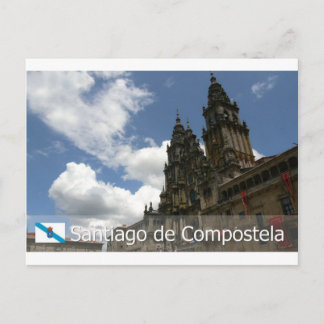 Cartão Postal Santiago e Compostela, Espanha