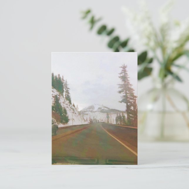 Cartão Postal Santiam Pass. Central Oregon, USA (Em pé/Frente)