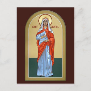 Cartão Postal Santo Abigail Prayer Card