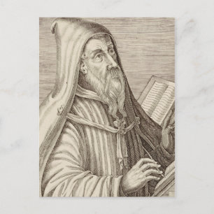Cartão Postal Santo Agostinho de Hipona Doutor da Igreja