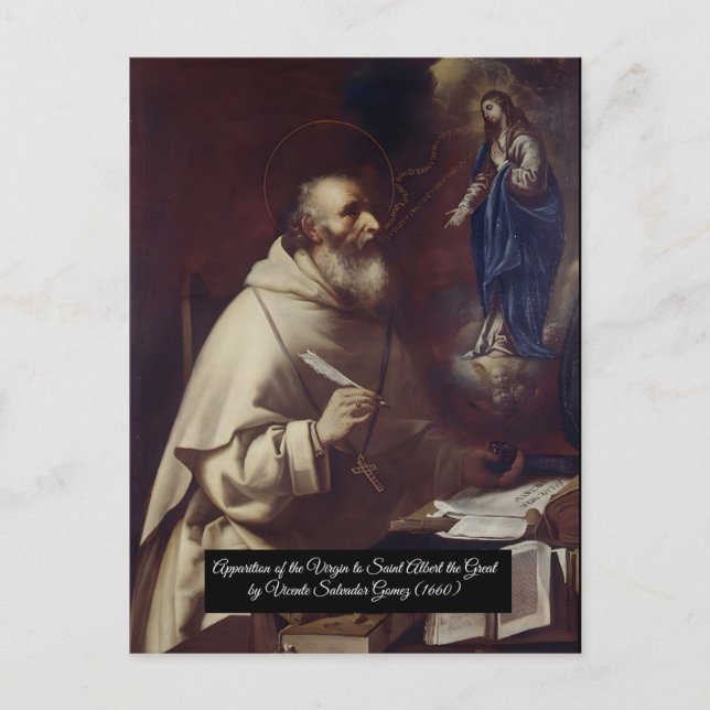 Cartão Postal Santo Albert o Excelente (Frente)