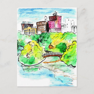 Cartão Postal Santo Anthony Main, Minneapolis, Cartão-postal MN