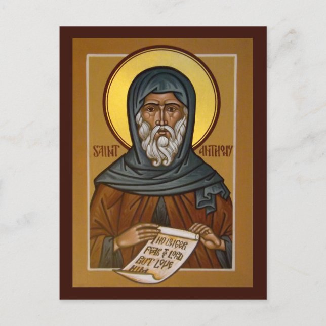 Cartão Postal Santo Anthony Prayer Card (Frente)