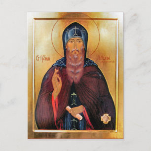 Cartão Postal Santo Antônio de Dymsk, Ícone de Novgorod