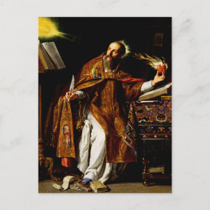 Cartão Postal Santo Augustine de Hippo