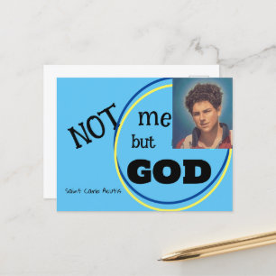 Cartão Postal Santo Carlo Acutis