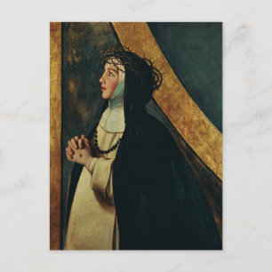 Cartão Postal Santo Catherine de Siena por Juan Bautista Maino