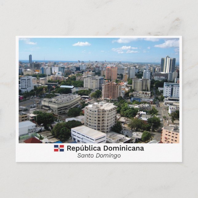 Cartão Postal Santo Domingo - República Dominicana (Frente)