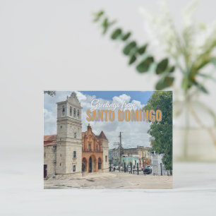 Cartão Postal  Santo Domingo República Dominicana Igreja 