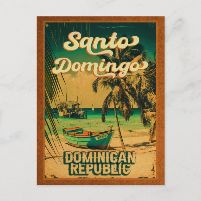 Cartão Postal Santo Domingo República Dominicana - Retro Souveni (Frente)